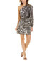 Iro Nimas Silk-Blend Cocktail Dress Women's Grey 34