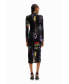 Women's M. Christian Lacroix arty midi dress