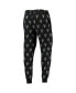 Брюки мужские The Wild Collective Black Milwaukee Bucks Allover Logo Jogger Pants