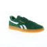 Reebok Club C Grounds UK Mens Green Suede Lace Up Lifestyle Sneakers Shoes