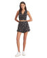 Women's Floral-Print Ruffled-Hem Mini Skort