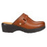 Easy Spirit Penelope Mule Clogs Womens Brown E-PENELOPE-210