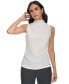 Women's Mock-Neck Sleeveless Top