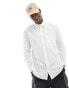 Tommy Jeans relaxed classic shirt in white