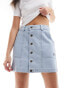 Dickies denim skirt in vintage blue