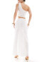 4th & Reckless broderie lace maxi skirt co-ord in white