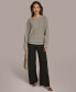 Donna Karan Women's Ribbed Raglan-Sleeve Sweater