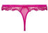 Lise Charmel 275686 Women's Dressing Floral Thong, Magenta, M