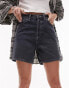 Topshop Editor short in blue black