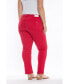 Plus Size Color Mid Rise Slim pants