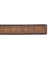 Men's Casual Leather Belt with Suede Overlay