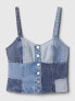 Denim Corset Tank Top