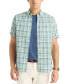 Men's Classic-Fit Stretch Plaid Button-Down Shirt