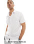 ASOS DESIGN short sleeve regular shirt in white