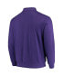 Men's Purple ECU Pirates Tortugas Logo Quarter-Zip Jacket