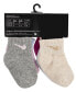 Baby and Toddler Boys or Girls Swoosh Ankle Socks, Pack of 6