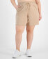 Plus Size Comfort Flow High Rise Shorts, Created for Macy's