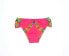 Mara Hoffman Pineapple Flower Pattern Neon Pink Bikini Bottom Swimwear Size XS