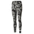 Puma Ess+ Frozen Flower High Waisted Leggings Womens Black Athletic Casual 67400