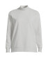 Women's Plus Size Long Sleeve Ottoman Mock Pullover Tee