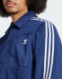 adidas Originals Adicolor Polar Fleece Shirt in mid blue