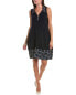 Joseph Ribkoff Mock Neck A-Line Dress Women's