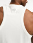 ASOS 4505 Icon ribbed training vest with quick dry in white