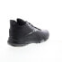 Reebok More Buckets Mens Black Leather Lace Up Athletic Basketball Shoes 7.5