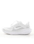 Nike Running Zoom Pegasus 41 trainers in white and platinum