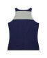 Men's Navy and Gray Dallas Cowboys Heritage Colorblock Tank Top