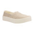 TOMS Verona Heritage Canvas Platform Womens Beige Sneakers Casual Shoes 1002116