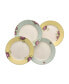 Archive Rose Plates, Set of 4