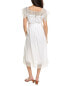 Joie Aspen Midi Dress Women's White Xl