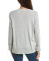 Hannah Rose High-Low Cashmere-Blend Sweater Women's Grey O/S