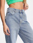 ONLY Hope high waisted wide leg jeans in light blue