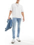 Jack & Jones glenn slim jean in mid wash blue