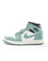 Nike Air Jordan 1 mid trainers in sage green