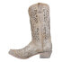 Ferrini Mandala Tool Inlay Snip Toe Cowboy Womens Size 9.5 B Dress Boots 81761-