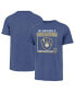 Men's Royal Milwaukee Brewers Borderline Franklin T-shirt