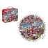 JANOD Round Observation Puzzle Firemen 208 Pieces