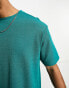 Another Influence heavy pique t-shirt in green