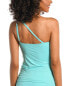 La Blanca Island Goddess One Shoulder Keyhole Tankini Top Women's 6