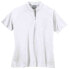 Page & Tuttle Dot Texture Jersey Short Sleeve Polo Shirt Womens White Casual P39