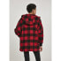 URBAN CLASSICS Hooded Check parka