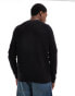 Calvin Klein Jeans badge jumper in black