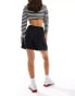 Mango drawstring waist shorts in black