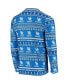 Комплект пижамы Concepts Sport Royal Kentucky Wildcats Ugly Sweater Knit Long Sleeve Top and Pant Set