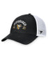 Men's Black/White Pittsburgh Penguins Free Kick Trucker Adjustable Hat