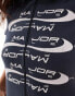 COLLUSION zip through polo top co-ord with motocross sprint in navy