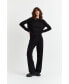 Women's Chinti & Parker Wool-Cashmere Wide-Leg Track Pants